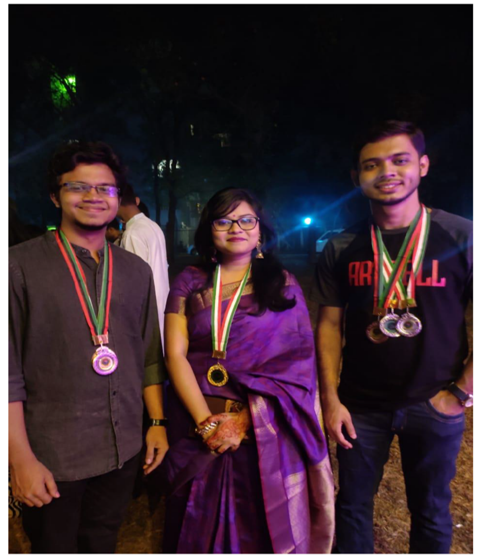 Achievements in Inter Departmental Cultural Competition