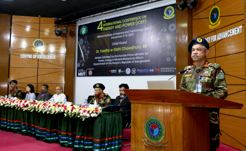 Maj Gen Md Wahid-Uz-Zaman, BSP (BAR), ndc, aowc, psc, te, Commandant, MIST was the Chief Patron of the conference